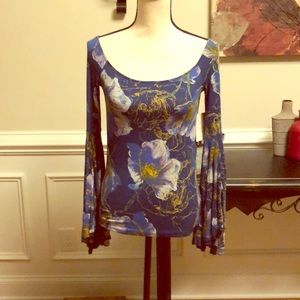 Free people floral blouse.